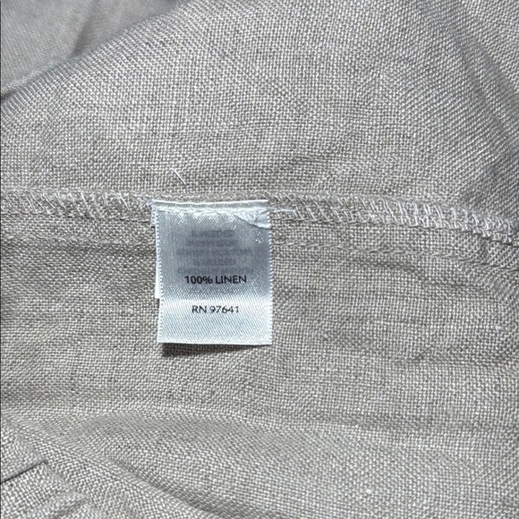 J Jill Linen Crop Pants Flax Pull on - Picture 5 of 5